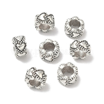 Metall Großlochperlen&nbsp;LS-PALLOY-S079-076AS-1