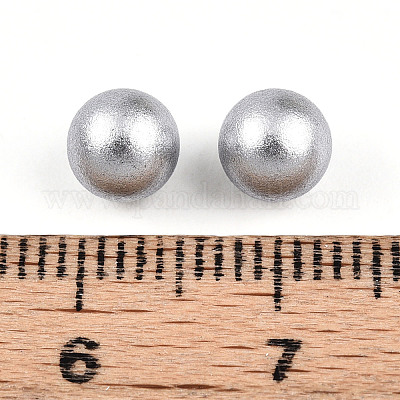 Абс пластиковые жемчужные бисера OACR-WH0088-03B-1