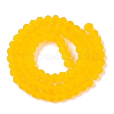 Прозрачные стеклянные бусины X-EGLA-A044-T6mm-MD05-1