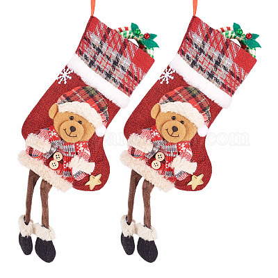 Сумки из нетканого материала на рождественскую тематику ABAG-TAC0001-16B-1