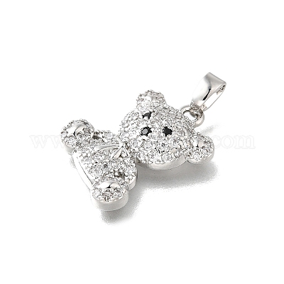 Латунные микро проложить кубического циркония подвески KK-Z102-19P-1