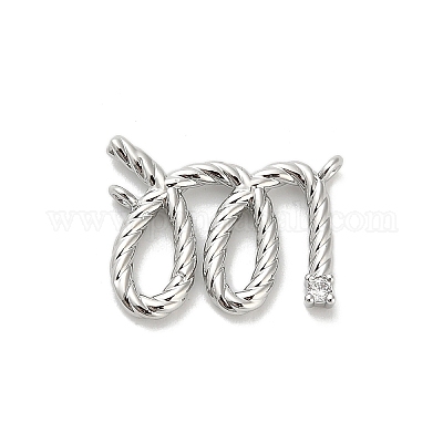 Латунные микро проложить кубического циркония подвески KK-F915-07P-1