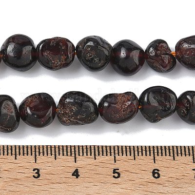 Гранат природный бисер нитей&nbsp;G-G349-A01-8x10mm-1