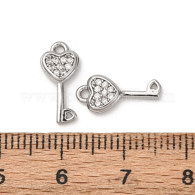 Латунные микро проложить кубического циркония подвески ZIRC-L105-05A-P-1