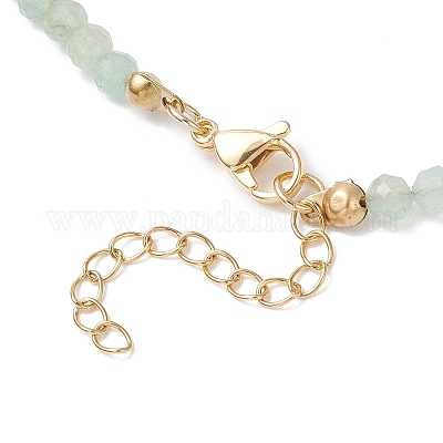 Ожерелья с подвесками в виде морских звезд из натурального окрашенного агата NJEW-JN05496-02-1