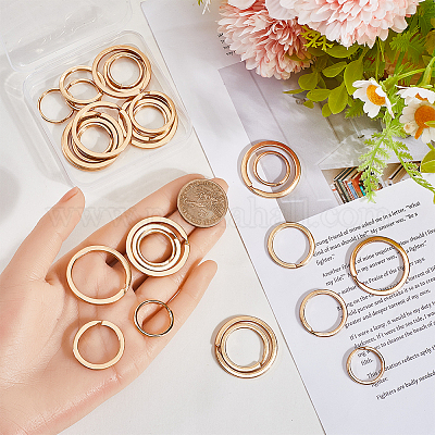 30 шт. 3 стиля железных разъемных колец&nbsp;IFIN-SP0001-19KCG-1