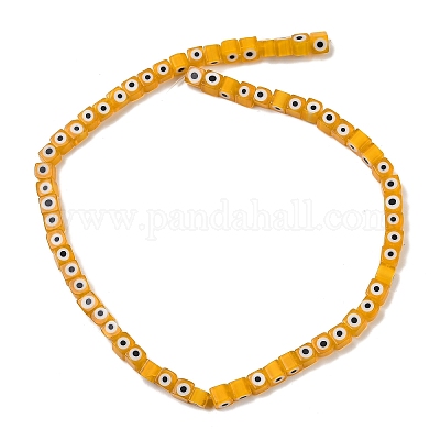 Ручной сглаза бусины бисер нитей LAMP-G166-16F-1