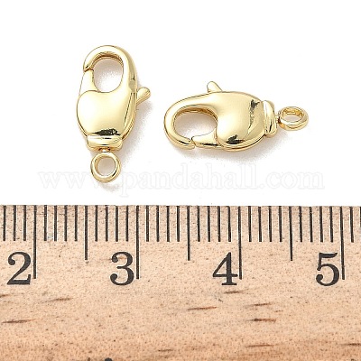 Латунь поворотные застежки когтя омара KK-K238-39G-M-1