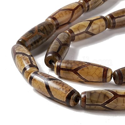 Тибетского стиля DZI бисер нитей G-A024-01T-1