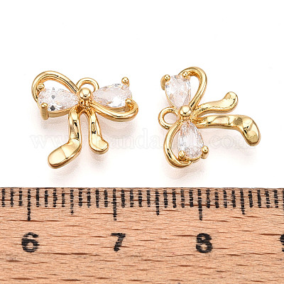 Латунные микро проложить кубического циркония подвески KK-N261-92B-G-1