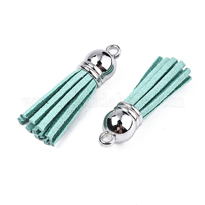 Искусственные замши кисточкой подвесные украшения FIND-T002-A27-1