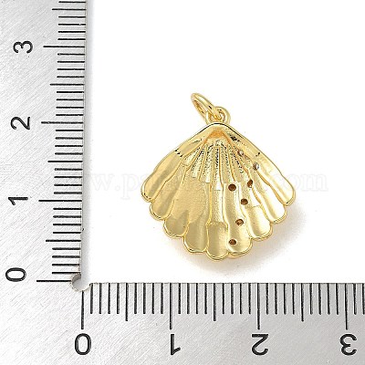 Латунные микропаве прозрачные подвески с фианитом KK-U046-01P-1