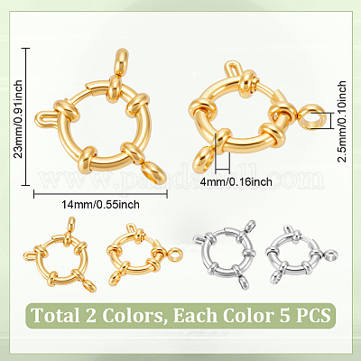 Застежки-кольца из нержавеющей стали 304 STAS-UN0010-66-1