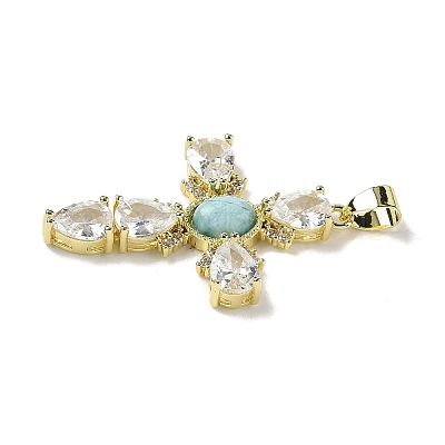 Натуральный Larimar подвески G-P585-04G-08-1