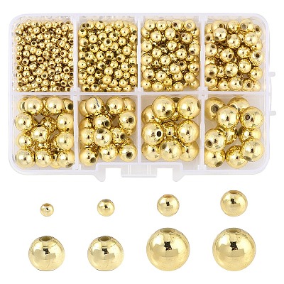 640 шт. 6 вида бусин из АБС-пластика KY-YW0002-15-1