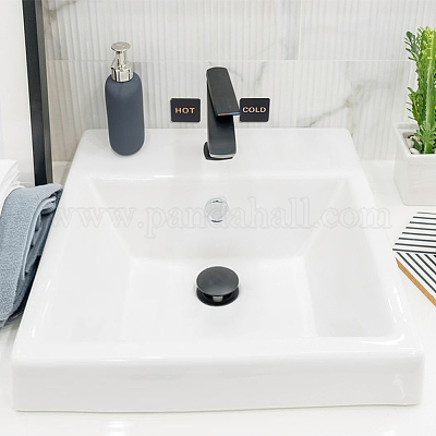 2 шт. акриловые знаки холодной и горячей воды AJEW-WH0270-332-1