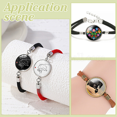 Наборы для самостоятельного изготовления замшевых браслетов DIY-ME0001-27-1