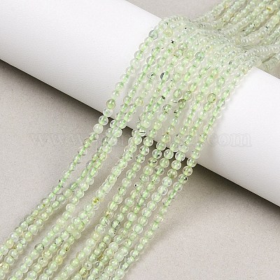 Природные пренит нитей бисера G-C255-B03-2mm-1