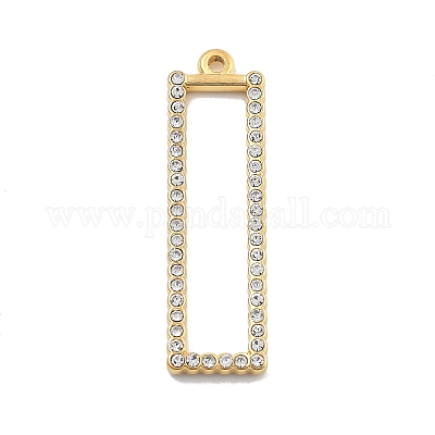 Подвески из нержавеющей стали 304 с кристаллами и стразами STAS-R155-070G-1