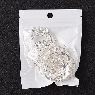 12 шт. 6 стиля сплава подвески с открытой задней панелью FIND-YW0007-36-1