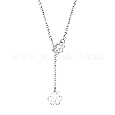 Не тускнеющие ожерелья-лариаты из нержавеющей стали марки 304 PX8402-2-1