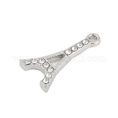 Подвески из сплава с микропаве из стразов FIND-K020-08P-1