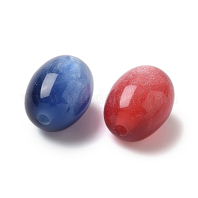 Бусины из смолы с имитацией кошачьего глаза RESI-Q025-04A-1