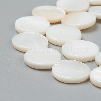 Бусины из натуральных пресноводных ракушек BSHE-I011-01B-02-1