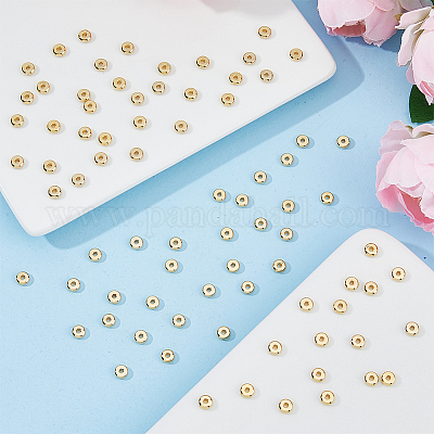 80 шт. разделительные бусины из нержавеющей стали 304 STAS-DC0015-27-1