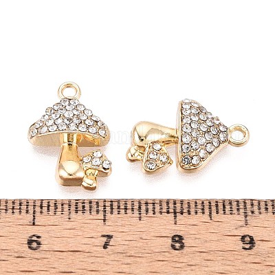 Подвески из сплава со стразами PALLOY-T091-25M-G-1