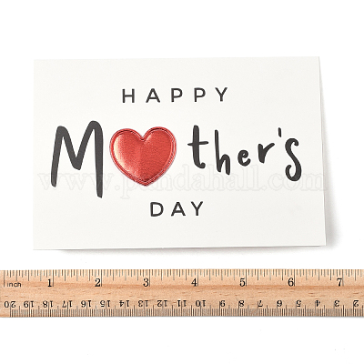 4 шт. 4 поздравительные открытки из крафт-бумаги в разных стилях AJEW-FS0001-29-1