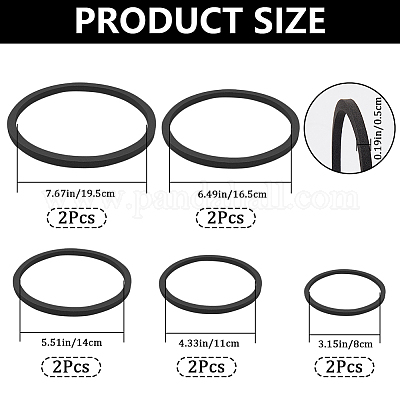 2 комплект колец для кормления рыб из вспененного eva AJEW-CN0002-52A-1