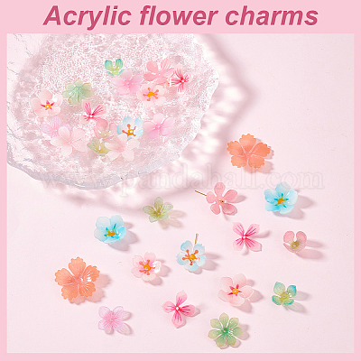 30шт 15 вида пластиковых бусин KY-GA0001-33-1