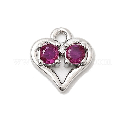 Латунные микро проложить кубического циркония подвески KK-L258-11P-05-1