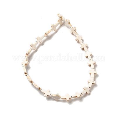 Нити из синтетических бирюзовых бусин G-E594-22B-1