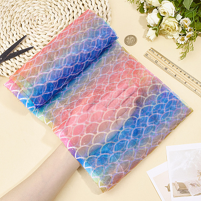 Полиэфирная ткань с градиентом DIY-WH0683-94-1