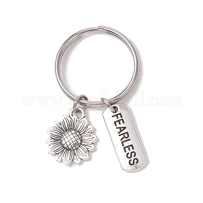 Брелки из сплава в тибетском стиле KEYC-JKC01208-1