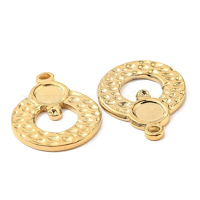 Вакуумное покрытие pvd нержавеющая сталь 304 подвеска кабошон оправа STAS-F287-21G-1