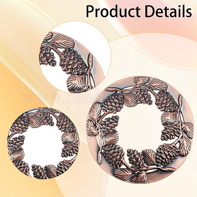 2 шт. 2-х стилистическая крышка из сплава FIND-GL0002-16-1