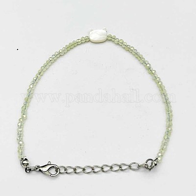 Facettierte Rondellglasperlenarmbänder&nbsp;TR4821-5-1