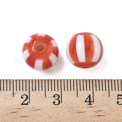 Непрозрачные акриловые бусины OACR-D314-07A-1