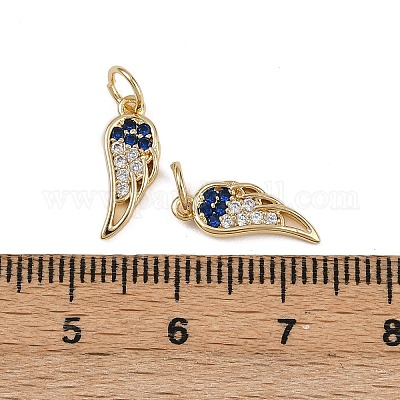 Латунные микро проложить кубического циркония подвески KK-B150-23G-1