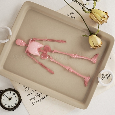 Скелет голова и тело каркас скелета силиконовая форма для Хэллоуина серия yu meiren diy капли клей гипсовые украшения шлифовка PW-WGBCD4B-01-1