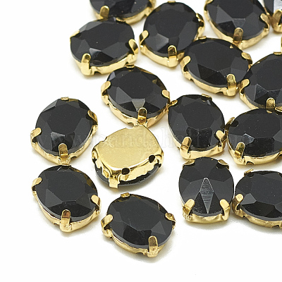 Шить на горный хрусталь RGLA-T091-10x14mm-02G-1