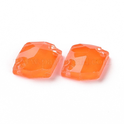 36 шт. подвески из флуоресцентного стекла GLAA-WH0035-13E-1