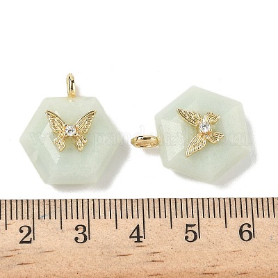 Граненые подвески из натурального цветка амазонита G-P585-01G-05-1