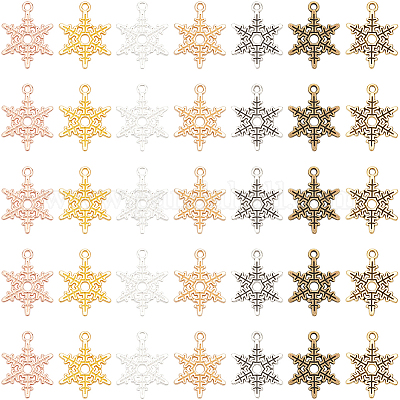 Подвески из сплава 70шт 7 цветов FIND-SC0011-94-1