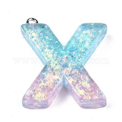 Подвески из прозрачной эпоксидной смолы CRES-S364-002X-1