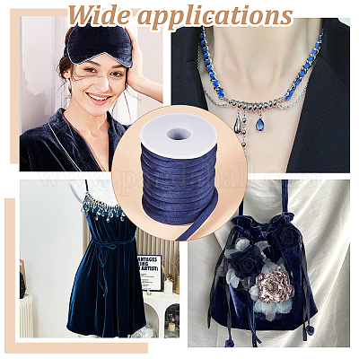 Бархатный шнур с катушками DIY-OC0009-07-1