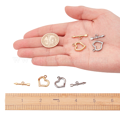 Застежки-тоглы из нержавеющей стали 304 с вакуумным покрытием pvd STAS-UN0010-35-1